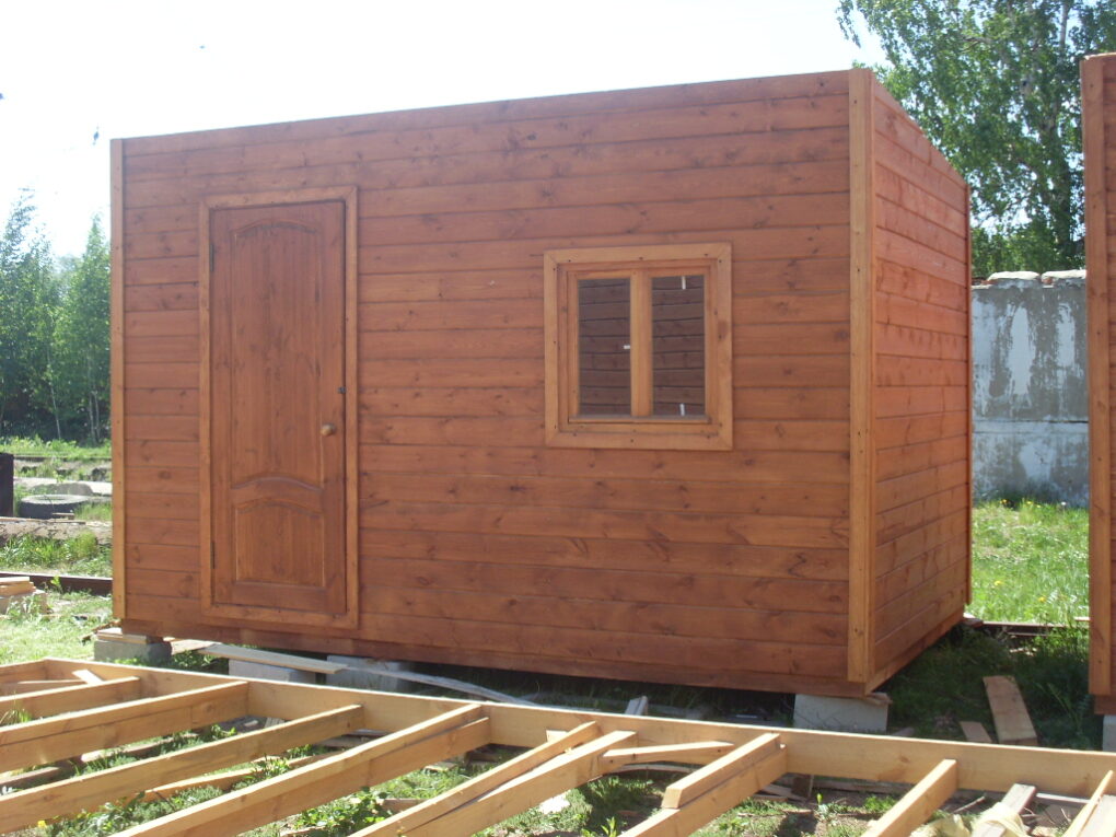 Бытовка размер 4x2,45 "Лето", арт. 009