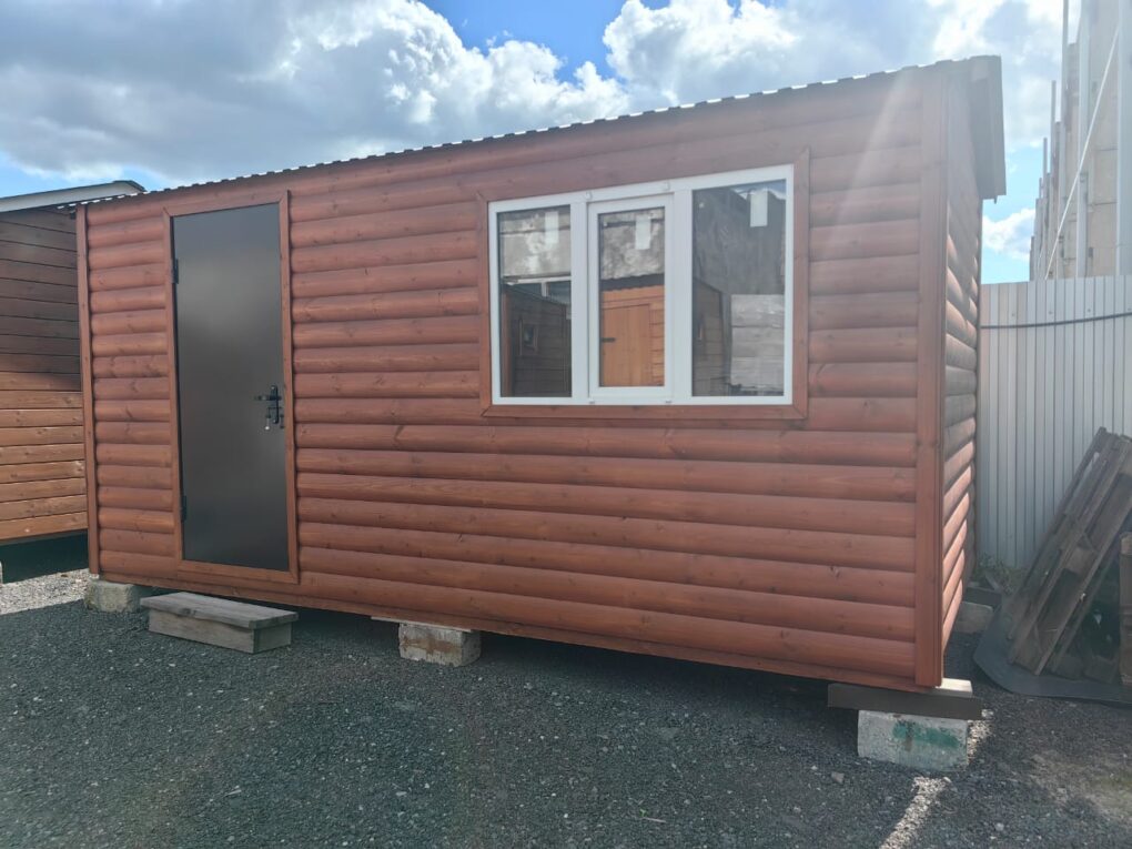 Бытовка р-р 5x2,45 "Русская изба-2", арт. 279
